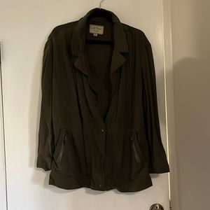 Lucky Brand olive green army style jacket